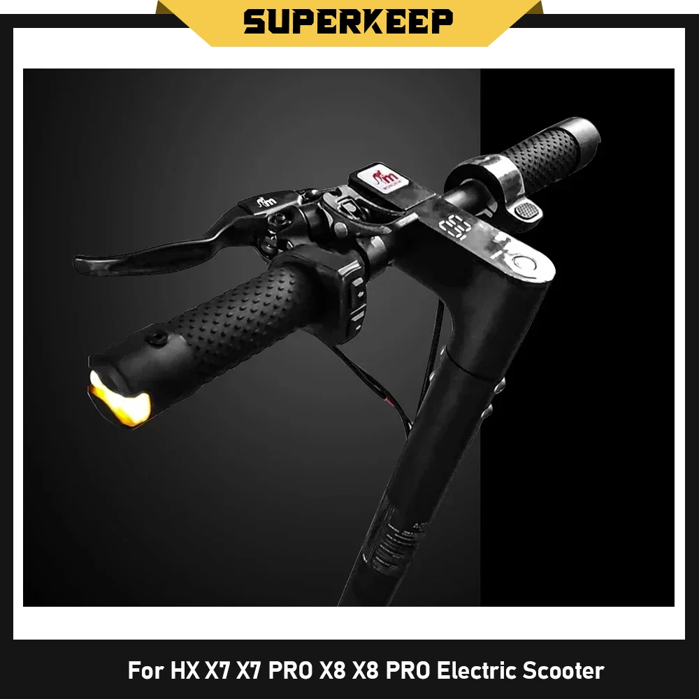 Handle Bar Modifited Handle Grips for HX X7 X7 PRO X8 X8 PRO Electric Scooter Monorim ML01 Kit 22mm Turn Signal Lights Accessory