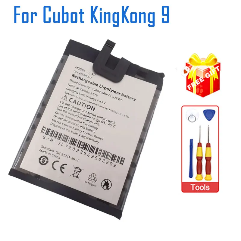 New Original Cubot King Kong 9 Battery Inner Builte Cell Phone Battery Repair Accessories For CUBOT KingKong 9 Smart Phone