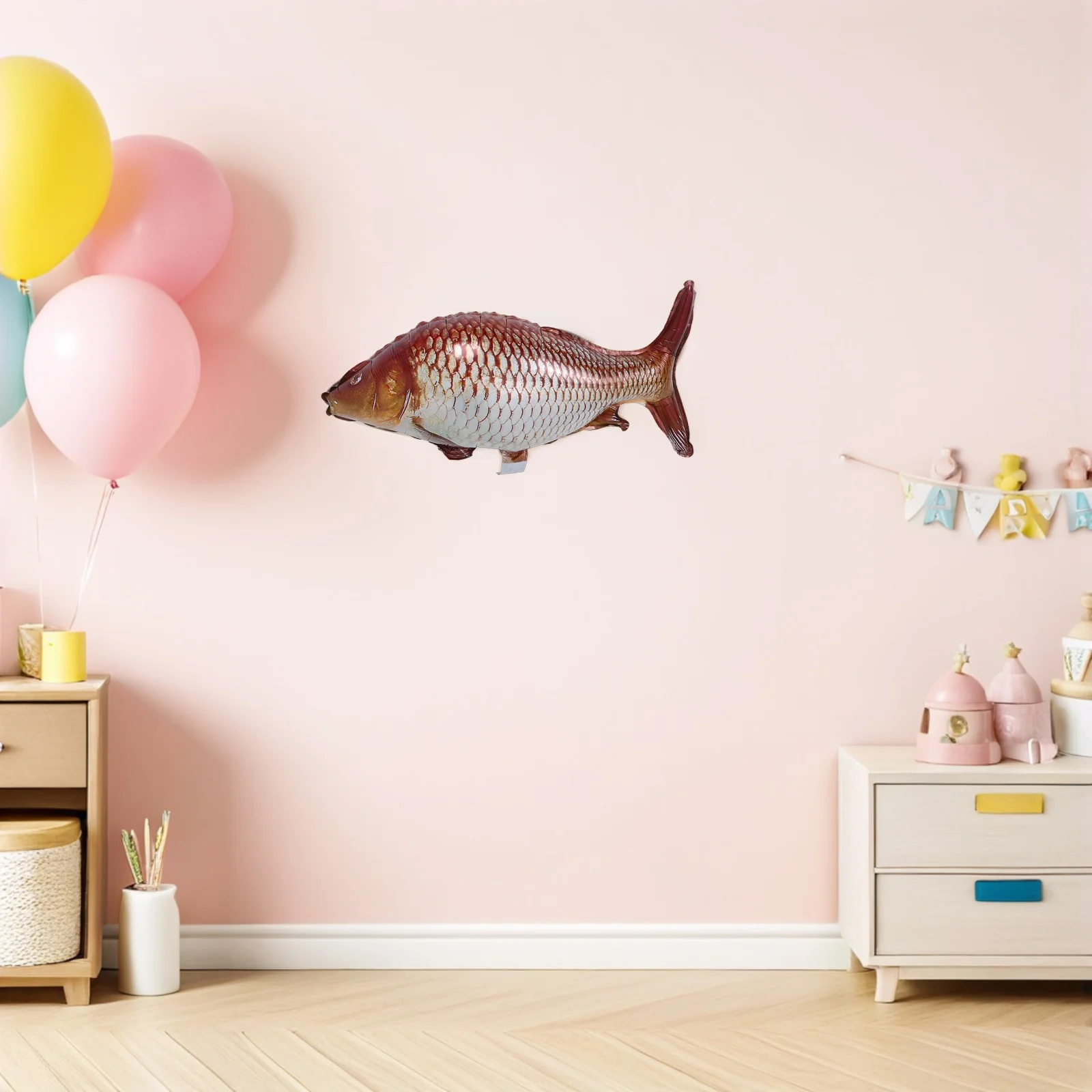 

10 Pcs Balloons Fish Shaped Decoration for Festivals Occasions Fishing Themed Party Decorations Birthday