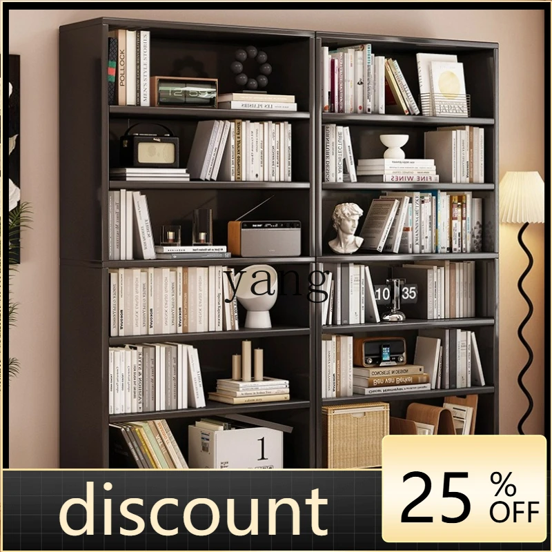 LTT retro floor rack integrated wall display cabinet home living room library locker