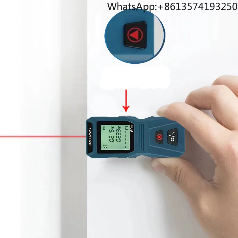 

ARTBULL Mini Distance Meter 40m Tape Measure Laser Rangefinder