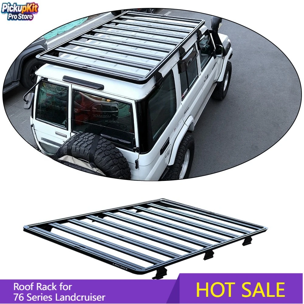 

High Quality 4x4 Off Road Aluminium Roof Racks Cargo Carrier Basket Car Roof Rack for 76 Series Landcruiser