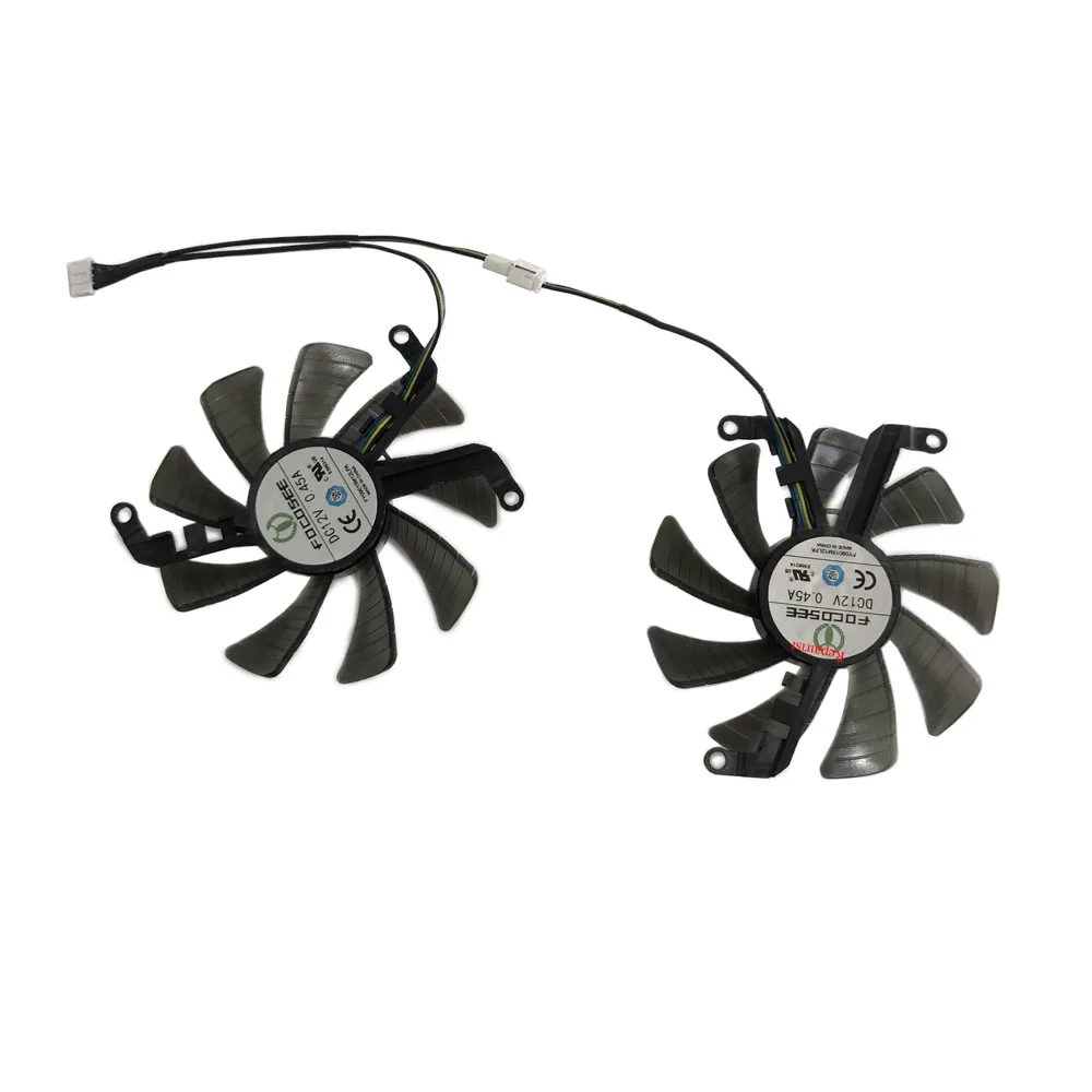 2 uds/Set FY09015M12LPA,Enfriador GPU VGA,tarjetas gráficas ventilador,placa de video vídeo,para MANLY MLLSE RTX 2060 SUPER 8GB,MLLSE RTX 3060