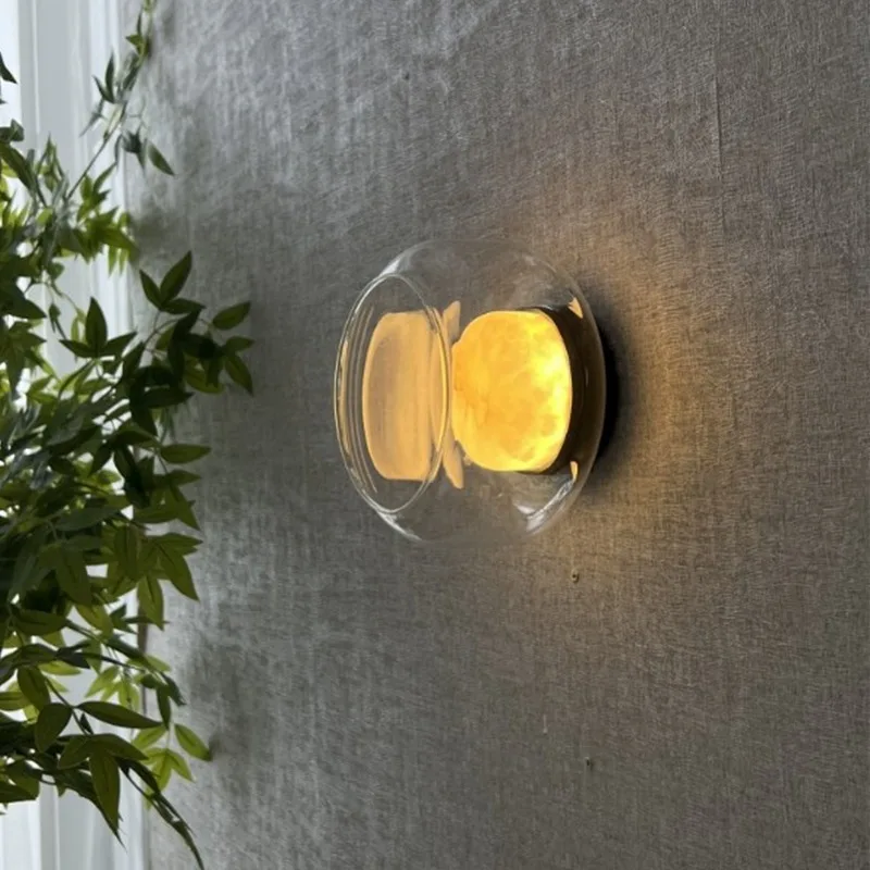 

Light luxury dolomite table lamp minimalist bedroom bedside wall lamp living room dining room bar counter pendant lamp