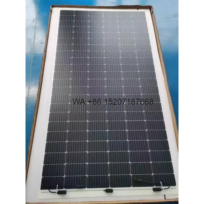 Wmwmnu for Rooftop Carport Flexible Monocrystalline Solar Panels 20W to 530W Supports Adhesive Mounting Installation Easily