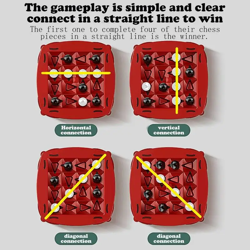 Four In A Row Game Strategy Board Game For Gathering 2 Players Interactive Family Board Game Classic Grid Game For Adults Kids