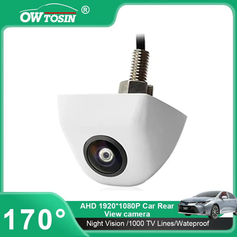 

170 Degree AHD 1920*1080P White Car Rear View Vehicle Camera For any Car Model Reverse Backup LCD TFT Parking Monitor