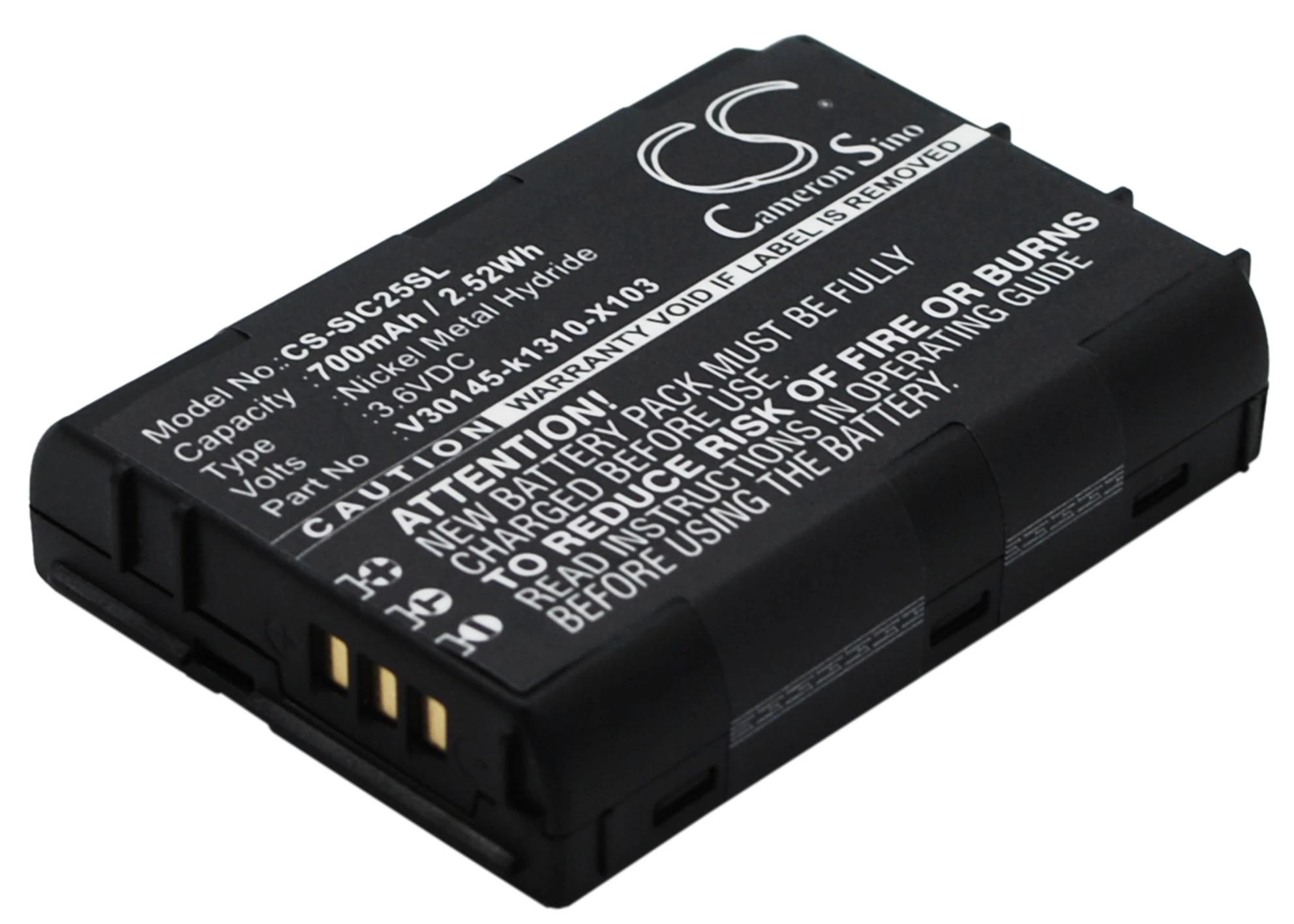 700mAh 3.6V 2.52Wh Mobile, SmartPhone Ni-MH Battery for Siemens V30145-k1310-X103 C25 C2588 C25e C28 C25 Power