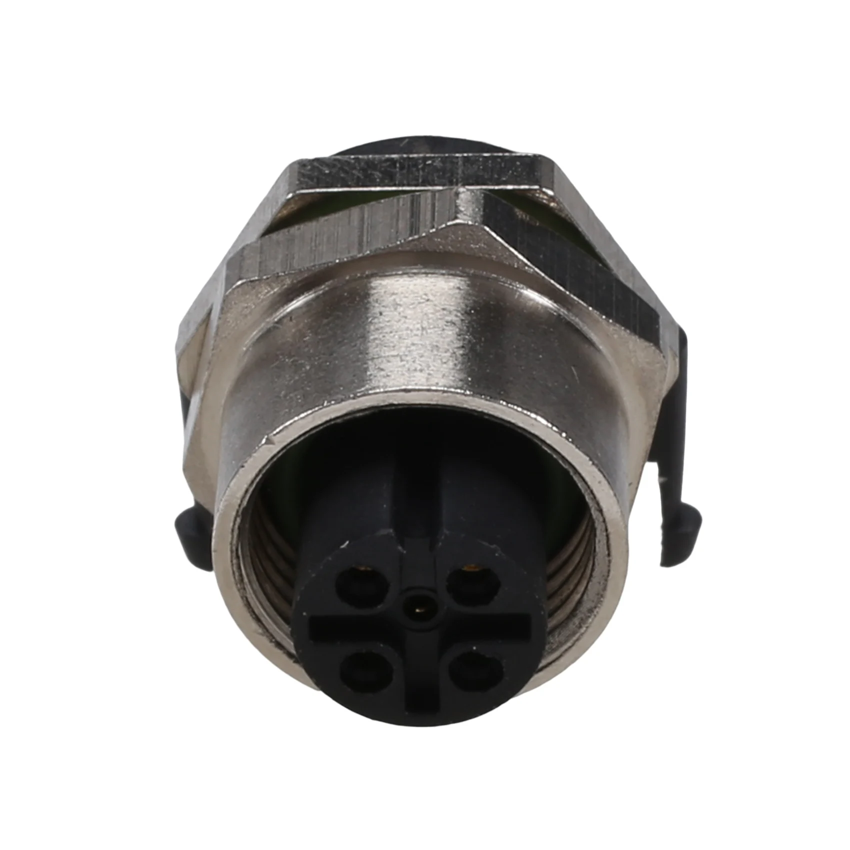N10R--5 Pole Female Chassis Bent Pin Plastic Base Waterproof Aviation Plug Aluminum Alloy -5 Pole Female Chassis Bent Pin