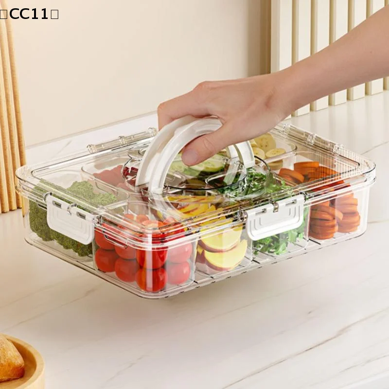 Plato dividido con tapa, caja  - Food Storage Dividers reseña y precio