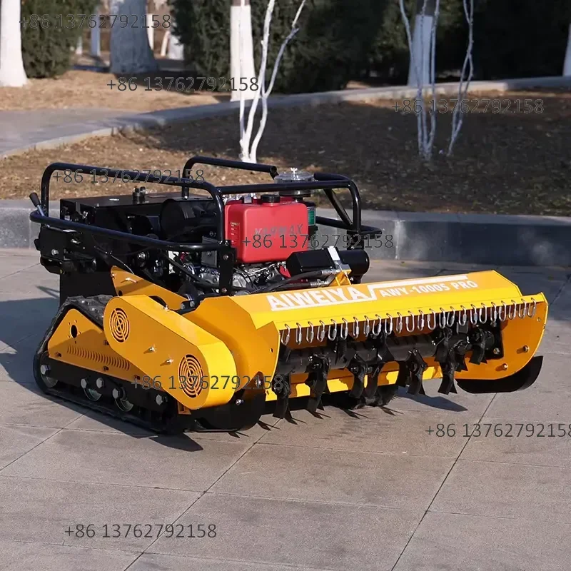 【2026】 The Structure of the Tracked Grass Crusher Is Suitable for Slopes and Complex Terrain and the Chain Grass Crushing