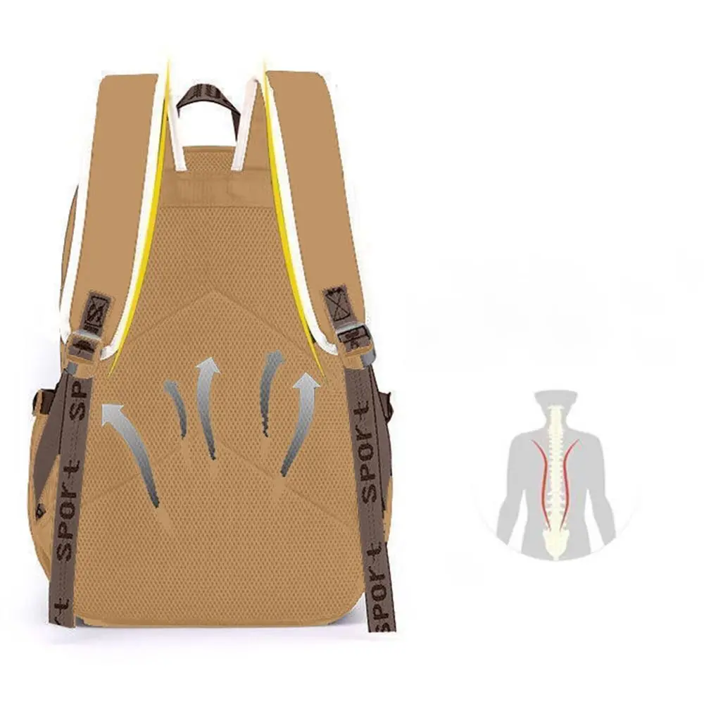 

Multi-Compartment Capybara Backpack Waterproof Oxford Cloth Cartoon Animal School Bag Large Capacity Wide Straps