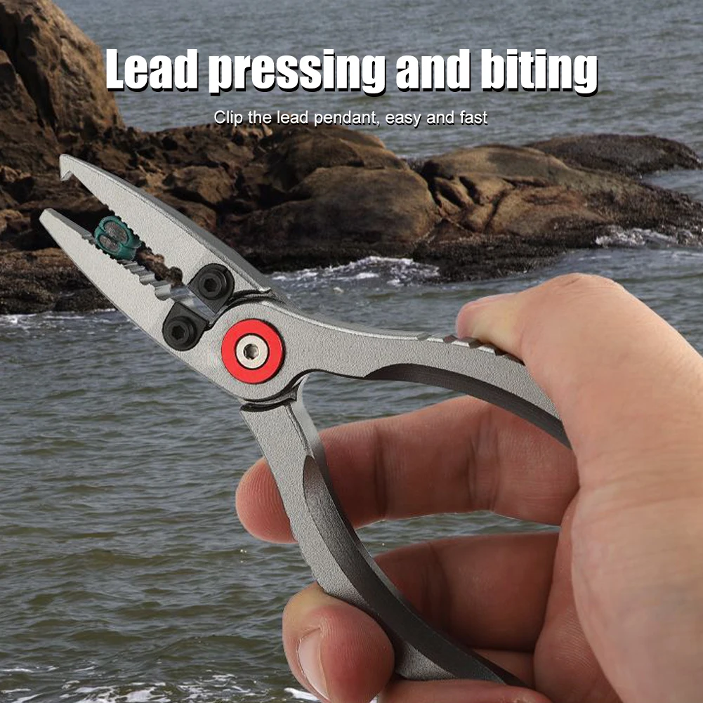 Mini Fishing Line Cutter Pliers Aluminum Alloy Multifunctional Fishing Line Clamp Tool Accessories for Fisherman Angler Fishing