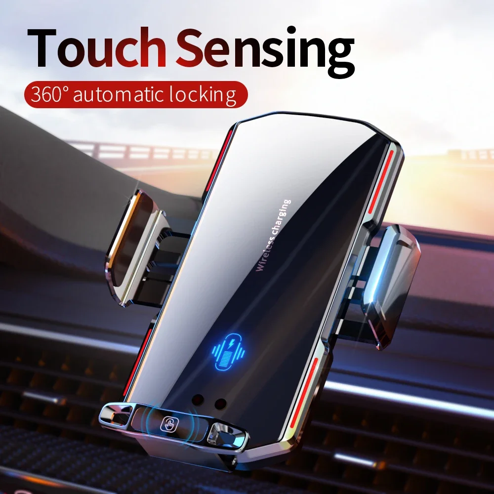 

Magnetic Car Phone Holder 66W Wireless Fast Charger Infrared Induction Car Air Vent Bracket for iPhone 12 13 14 15 Andorid Mount