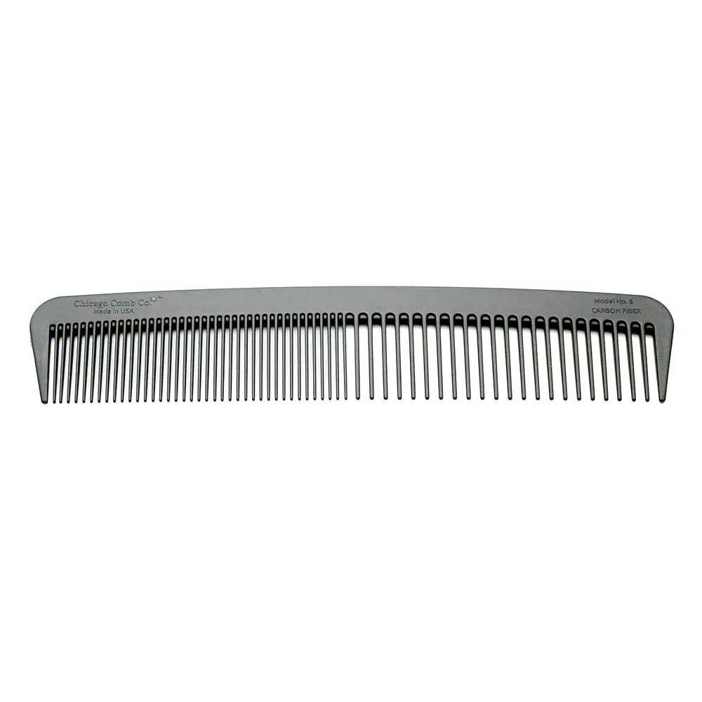 El 6 Carbon Iber, 7 pulgadas (17,8 cm) de largo, antiestático, negro grafito, fabricado en EE. UU.