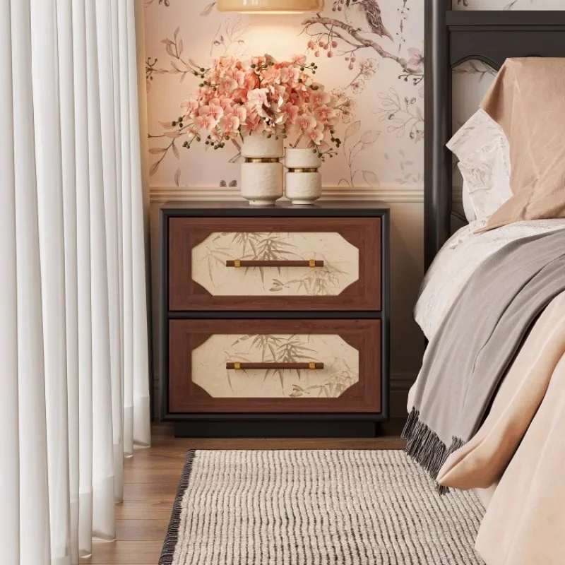 

Solid Wood Bedside Table Durable Nightstand Quality Craftsmanship Bedroom Furniture for Lasting Night Stand Home Interior Decor