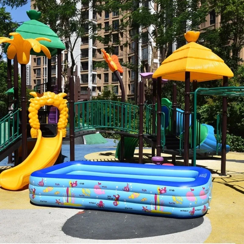 

Swimming Pool 1PCS Indoor Large Game Inflatable Pool Long Kids Home Large Baby Toys Ocean Ball Pool