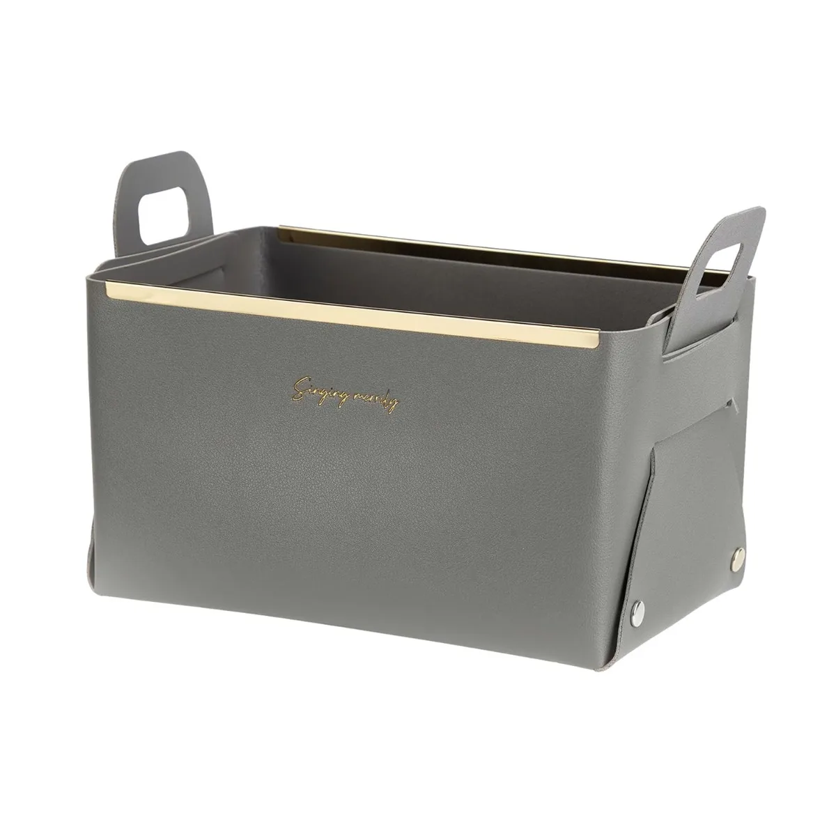 

2Pcs Foldable Fabric Storage Basket Cube Organizer Space Saving Bin Portable Shelf Closet Cabinet Storage Box Durable Handles
