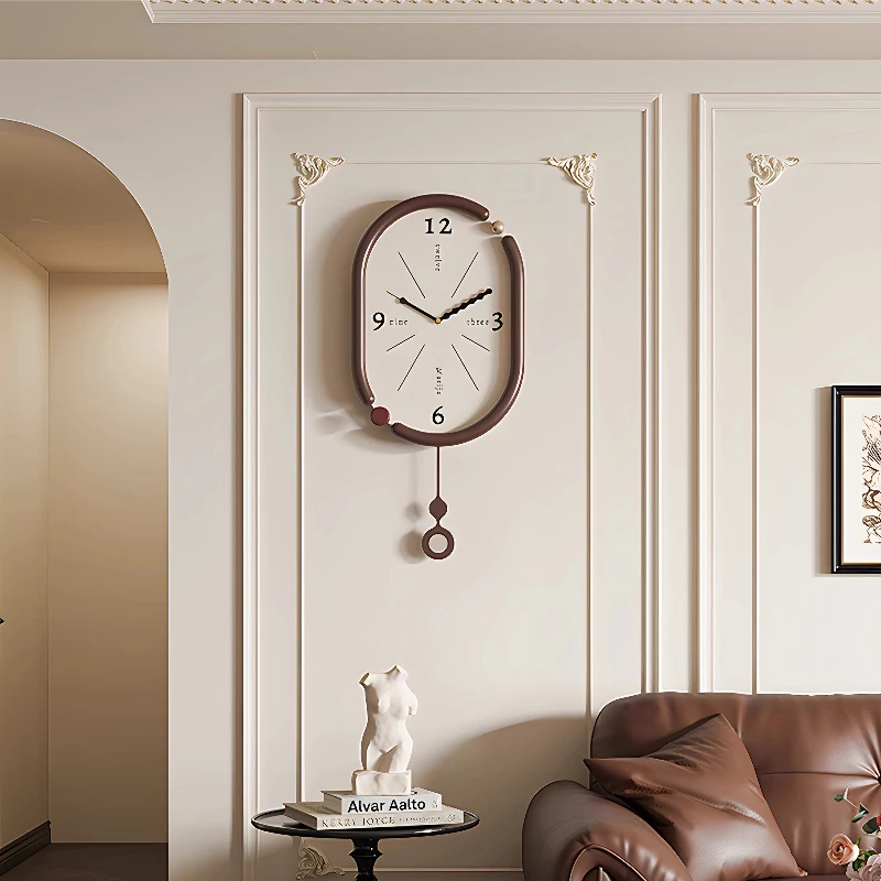 Godinnik on the Wall Watch Clock Clocks Wall Decorations Living Room Luxury House Decoration Bedroom Accessories Clockwork Large