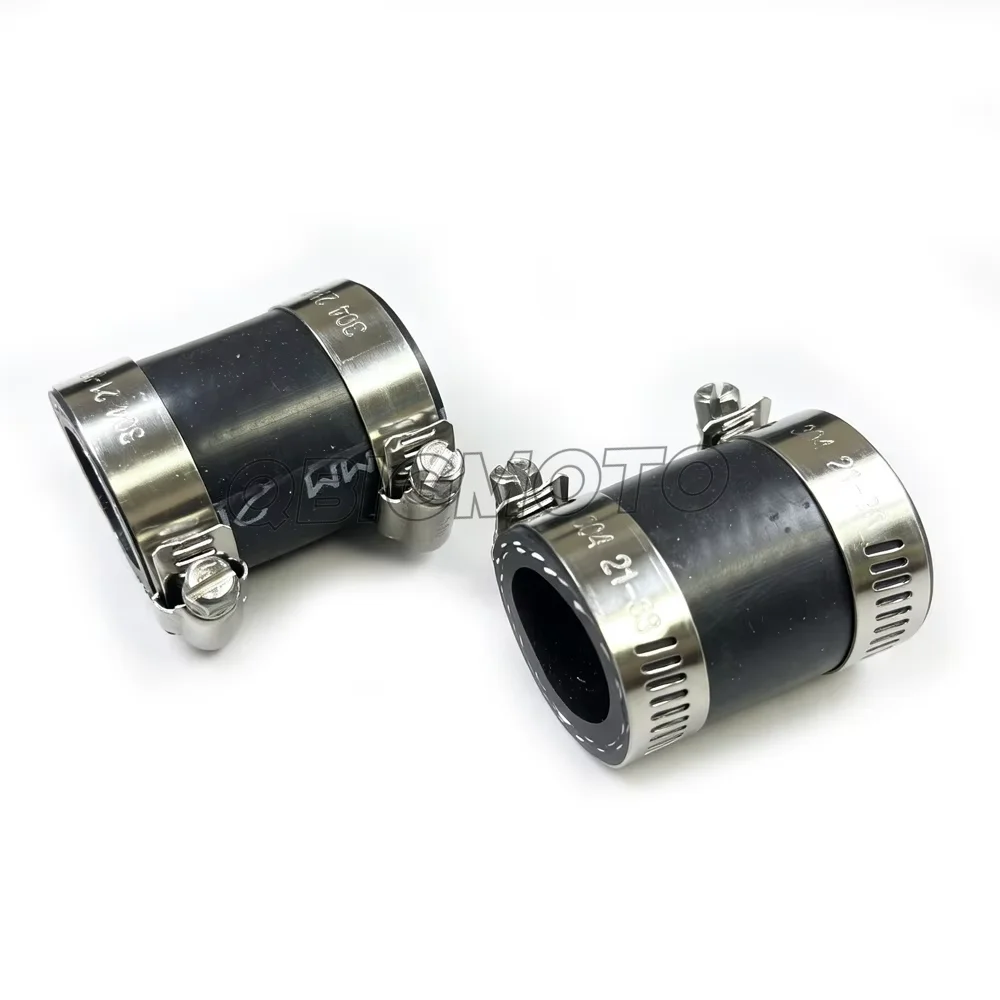 2PCS 45MM Exhaust pipe exhaust couplings Hose Clamps For Yamaha banshee 1987-2006 For factory Toomey FMF DG Pro Circuit pipes