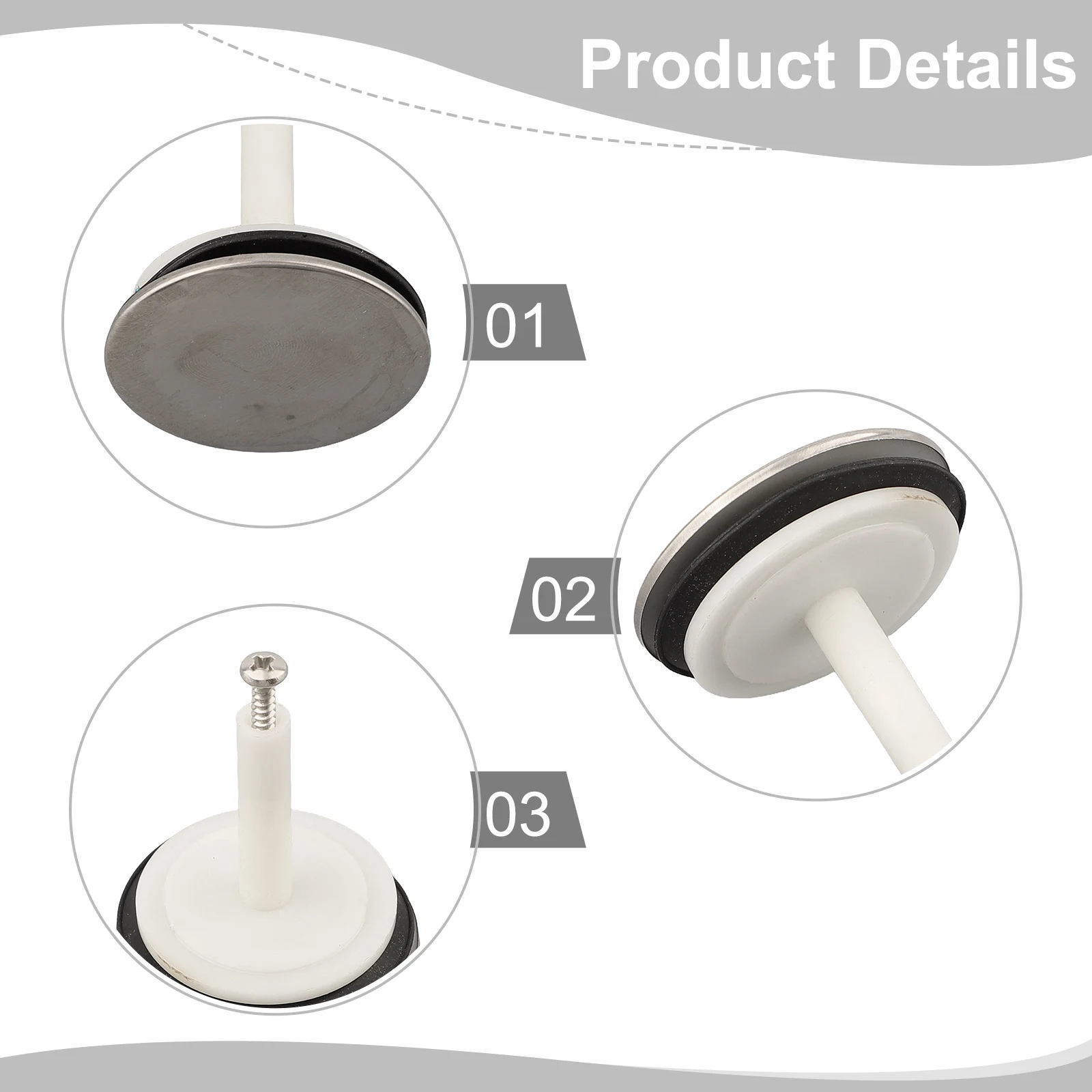 High-Quality Practical Brand New Drain Stopper Pop-Up Plug Bathroom Bath Replacement Tub Bathtub Drain Stopper