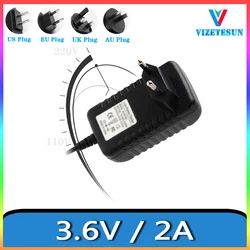 220V To DC 3.6V 2A Power Cord Adapter 3.6V 2000mA Massager Battery Charger Transformer