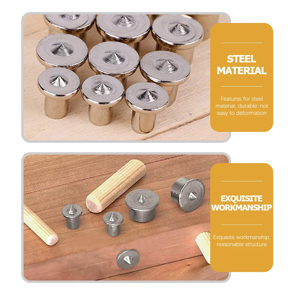 

Dowel Woodworking Tools Steel Transfer Plugs Hole Drilling Alignment Replacement Accessories