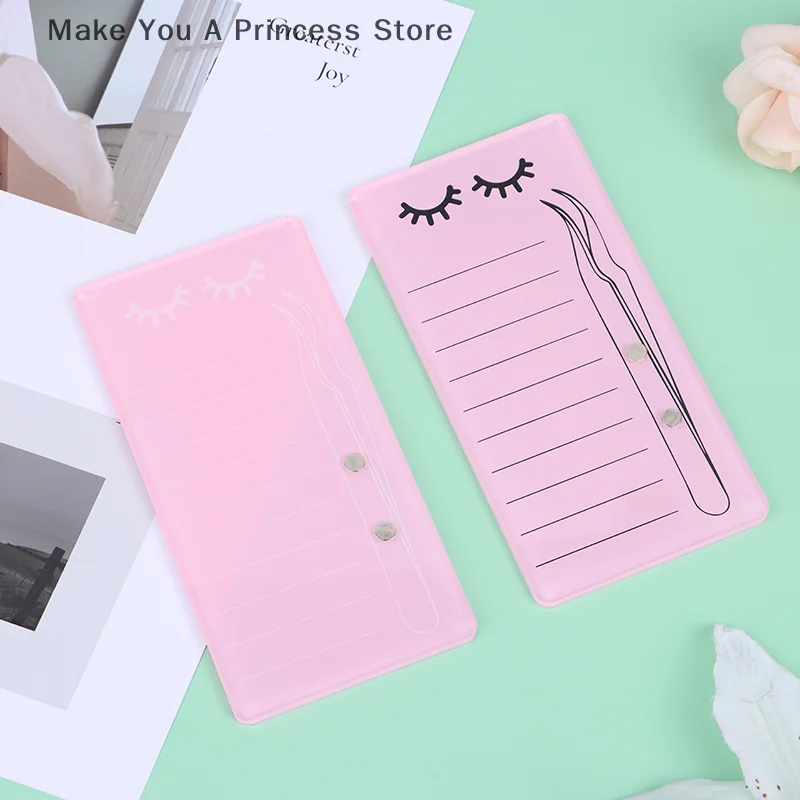 【HBA6】Akrylowy Stojak na Paletę do Rzęs z Magnetycznym Systemem do Przechowywania Pęset do Rzęs