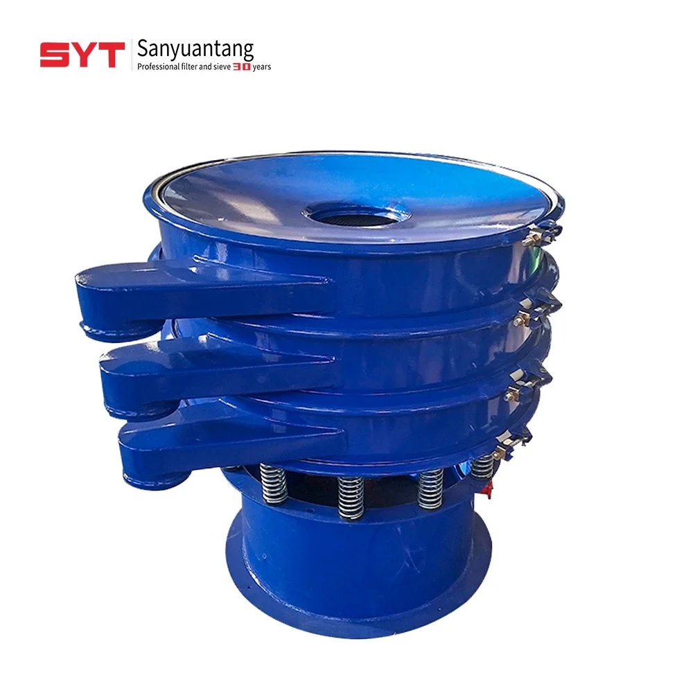 

Electric Circular rotating vibration sieve separator vibrating screener grain pellets