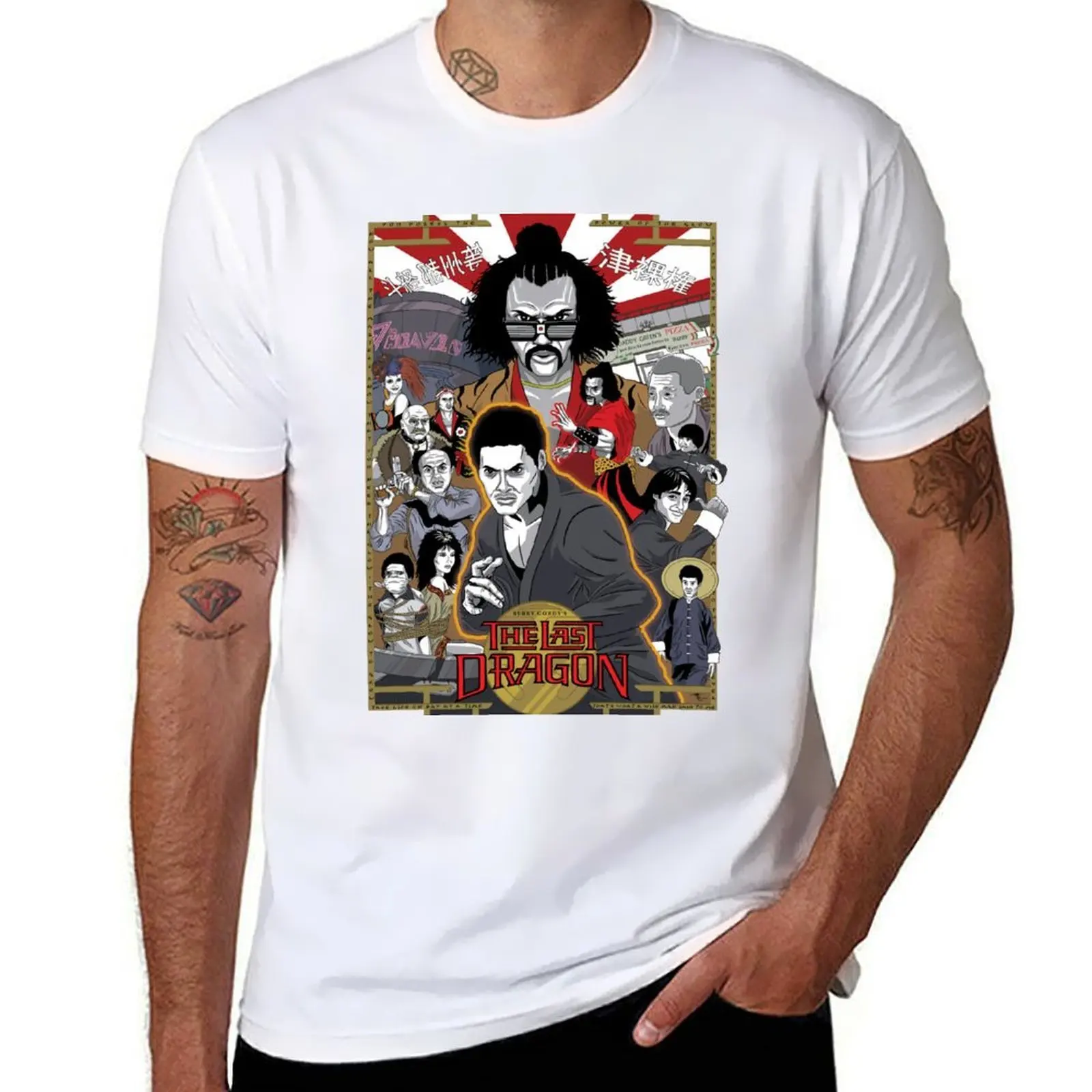 

The Last Dragon Glow Poster Shirt T-Shirt t shirt man cotton t shirt for man T-Shirt