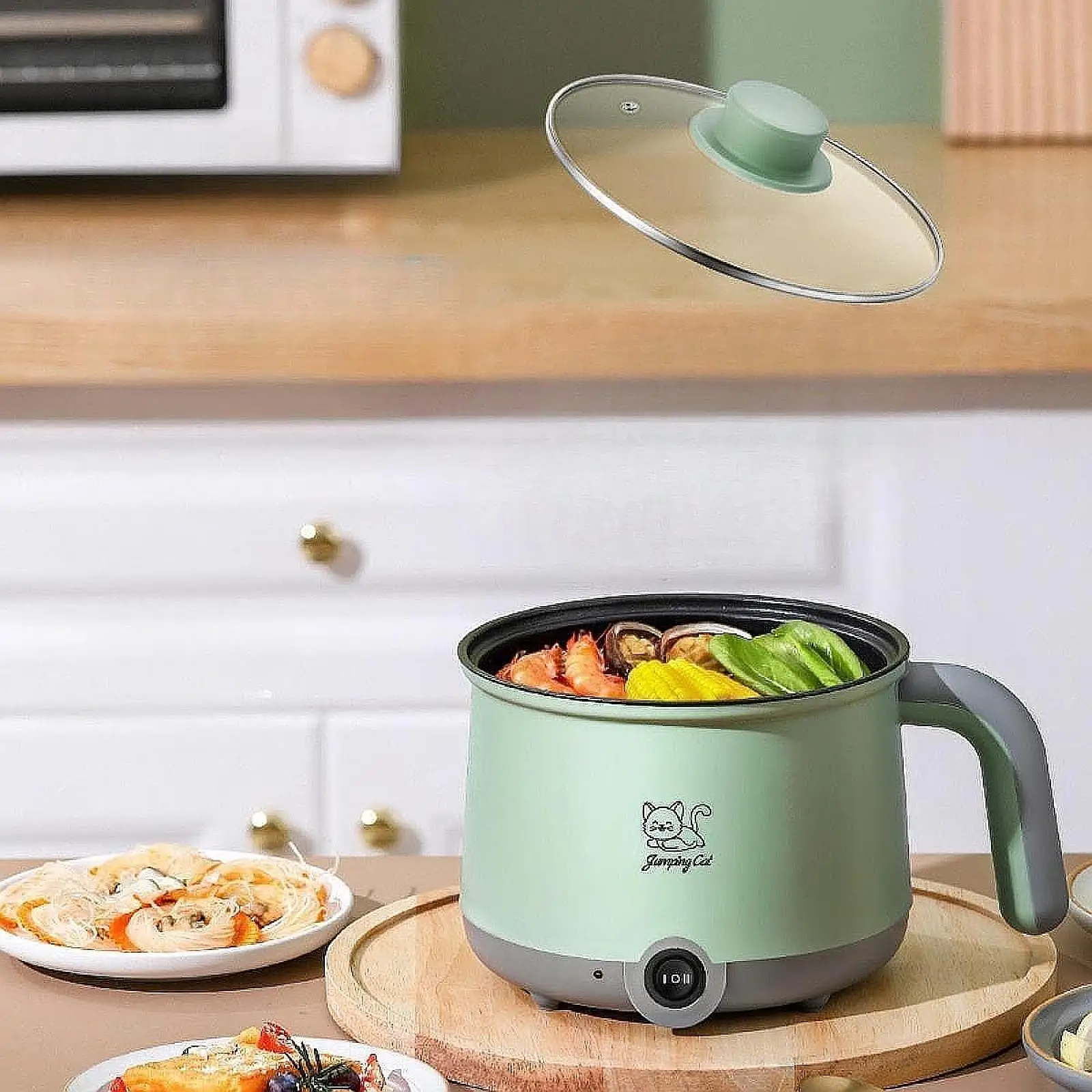 panela-eletrica-compacta-xl-mini-de-cozimento-lento-18l-antiaderente-multiuso-portatil-para-dormitorio-cozinha-escritorio-e-viagens