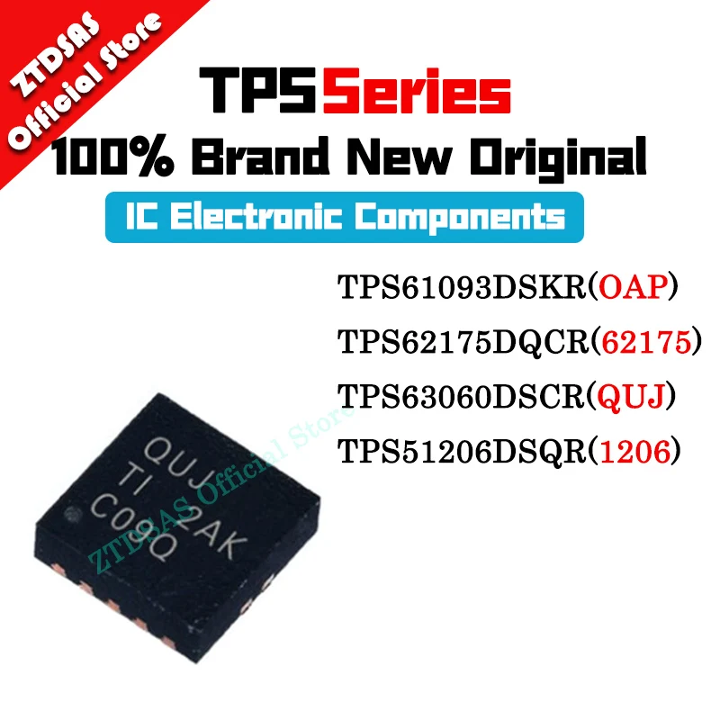 TPS51206DSQR TPS61093DSKR TPS62175DQCR TPS63060DSCR 1206 OAP 62175 QUJ IC MCU QFN-10 Chipset