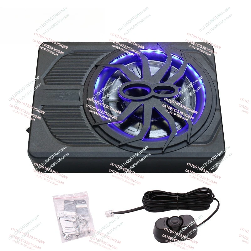 Spider with Light High-power Active Car Ultra-thin Subwoofer 800W 10-Inch Car Stereo Modified
