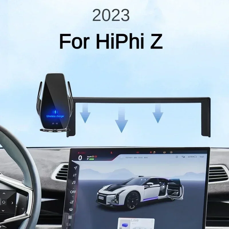 

2023 For HiPhi Z Car Screen Phone Holder Wireless Charger Navigation Modification Interior 15.05 Inch Size