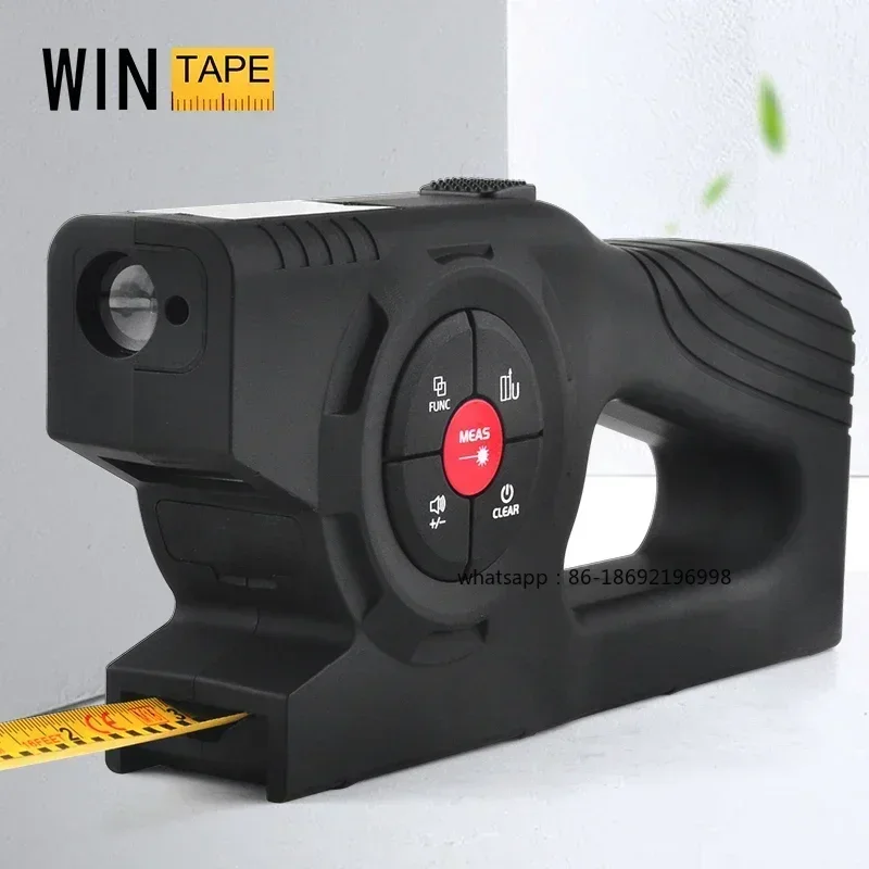 Wintape Digital Display Rangefinder Tape Measure Three-in-one Intelligent Electronic Measuring Ruler Charging Multi-function1PCS