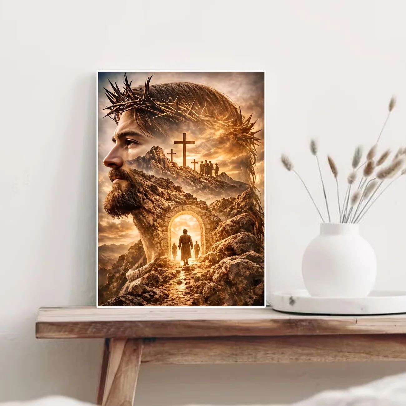 DIY Diamond Painting Kit Christian Jesus Christ Pray Full Square Round Diamond EmbroideryArt Mosaic Cross Stitch Home Decor Gift