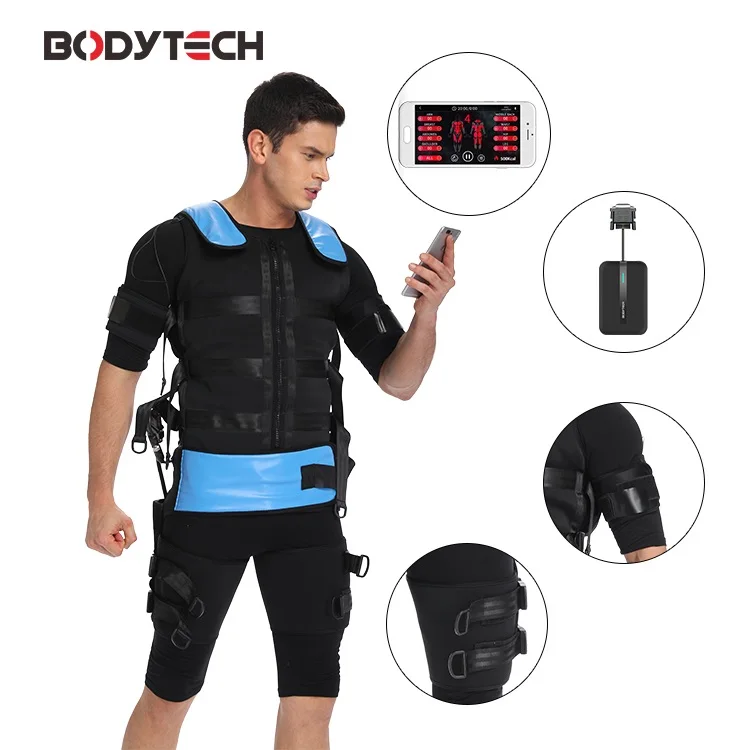 ems muscle stimulator vibrating training vest suit fitness equipment for gym