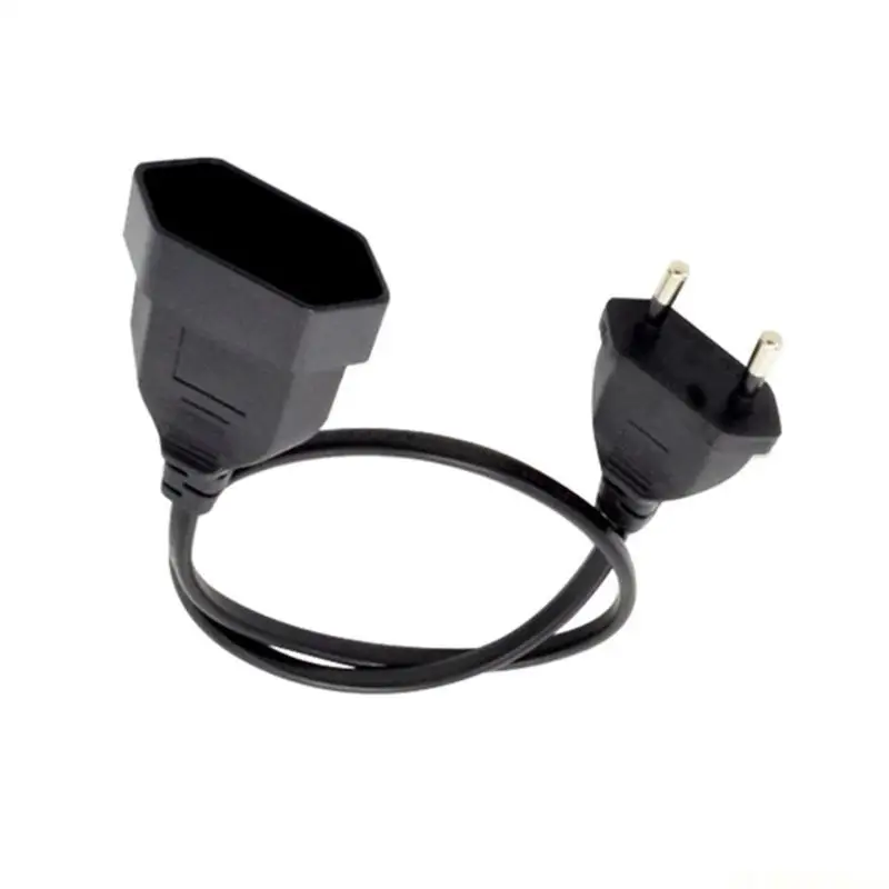 E56B EU4.0mm to EU4.0mm Conversion Cord Male to Female Straight Head Adapters Wire