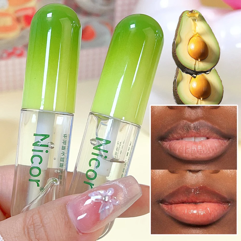 Moisturizing Lip Oil Balm Hydrating Lipstick Bright Transparent Jelly Vitamin E Invisible Lip Oil Water Light Lips Care Makeup