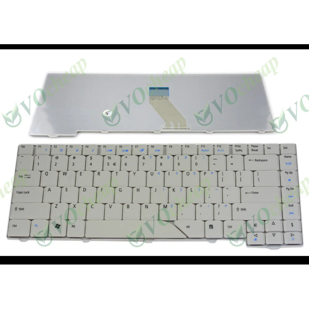 New laptop Keyboard for Acer Aspire 4210 4220 4520 4710 4720 4920 5220 5310 5520 5710 5720 5235 5910 5920 6920 White/Black US