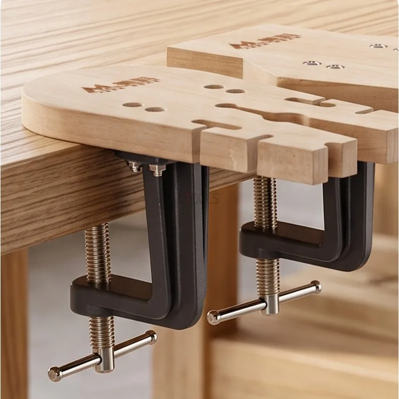 Jewelry Bench Holding Clamp Wood Worktable Fixing Vice for Jewelry Modelling Workbench DIY Goldsmithing Metal Craft Tools Jig
