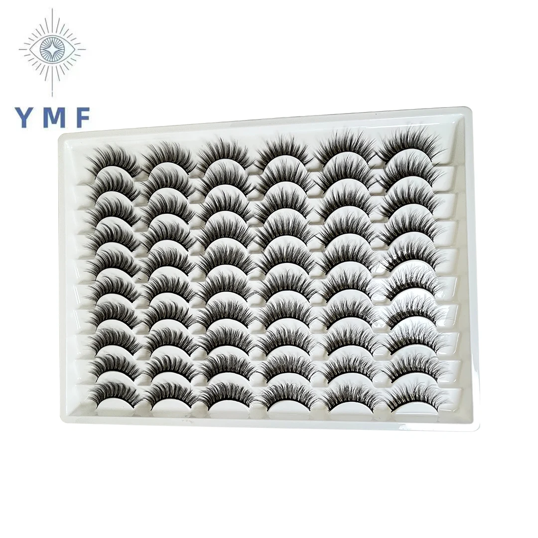 Natural False Eyelashes 30 Pairs Dramatic 6D Mink Lashes Thick Fake Eyelash Extension Faux Cils Makeup Maquiagem