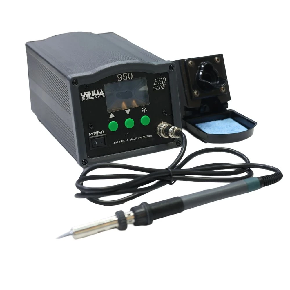 

YIHUA 950 LCD display intelligent dormant desolder-removing welding table 50-500 Celsius PID temperature control technology