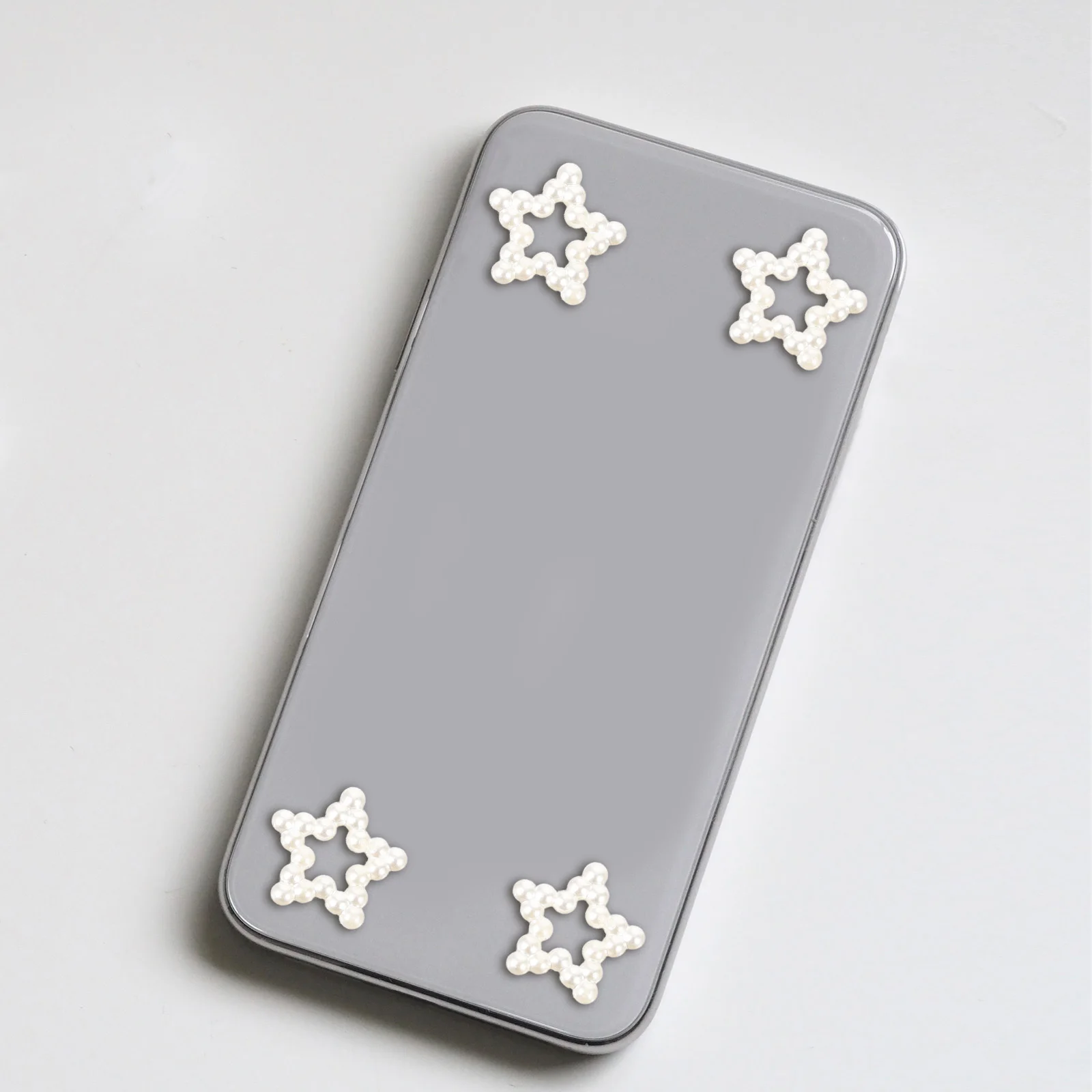 200 pezzi di ciondoli in plastica fai da te con perline a forma di stella, mini decorazioni leggere per la custodia del telefono, piccoli e squisiti materiali per nail art in plastica