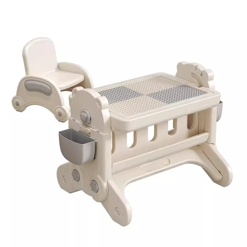 Children's building block table Multifunctional large particle puzzle assembly game table