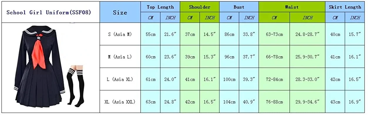 Camicie eleganti da marinaio per ragazze classiche della scuola giapponese, costumi cosplay anime uniformi con set di calzini