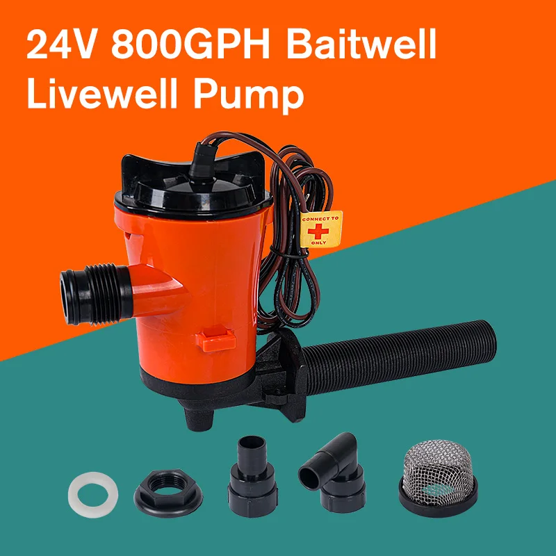 

seaflo 05 series aeration bait pump live fish tank water pump marine road submarine water pump DC submersible pump