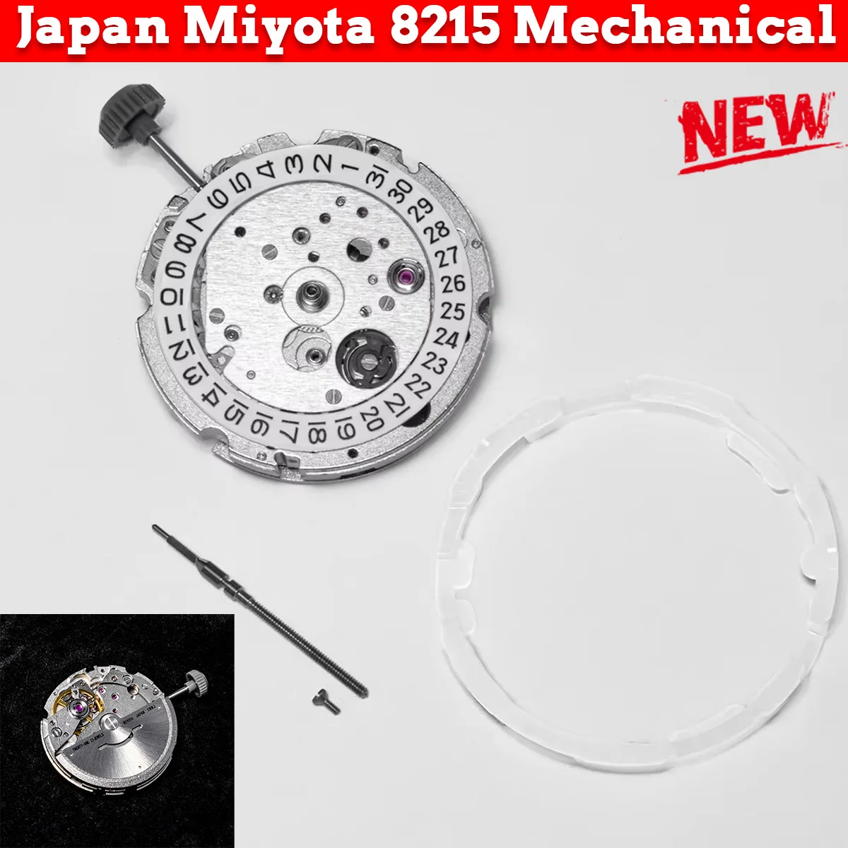 Miyota 8215 Mechanical Can Replace The Japan NH35 Movement Date At 3o'clock Calendar Setting Precision Watch Accessories