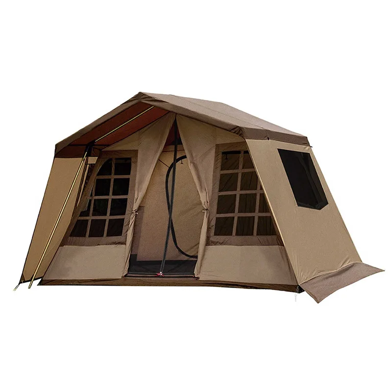 

Portable Field Camping Tent, Outdoor, Thickened, Rainproof, Double Hiking, One Room, One Living Room