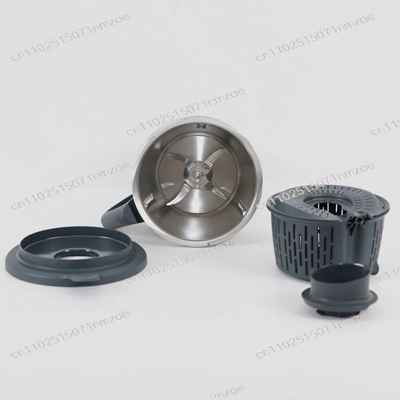 Multifunctional Food Processor Original Main Pot Set With Blade Lid Measuring Cup Mesh Pot
